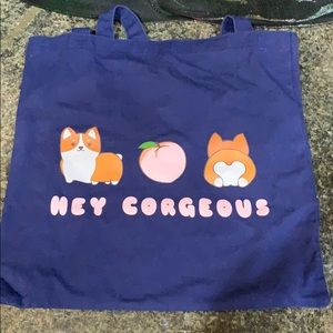 Adorable Corgi Tote Bag